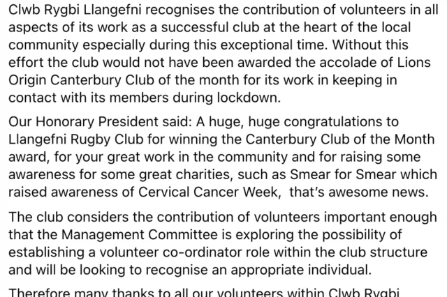 Volunteers week 2021