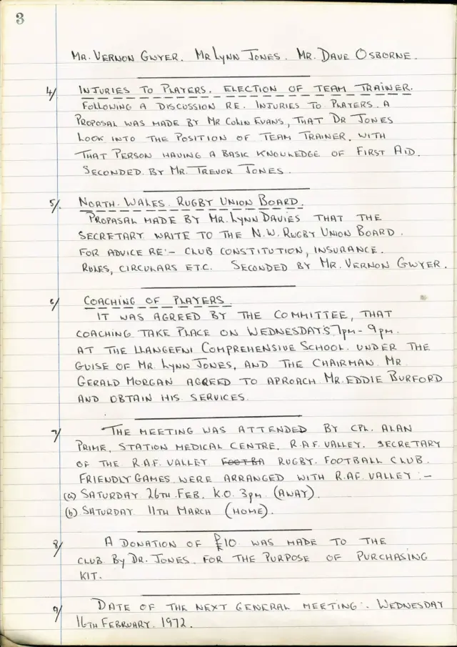 First Committee Meeting Minutes 2